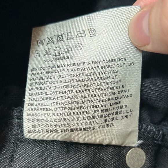 Acne Studios Skin 5 Indie Skinny Leg Denim Jeans In Indie Denim Wash Sz 25 / 32 - Picture 5 of 6